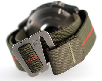 Garmin Ready Fenix Grappleband, Open Sensor, Elastic Watch Strap, Stainless Hardware