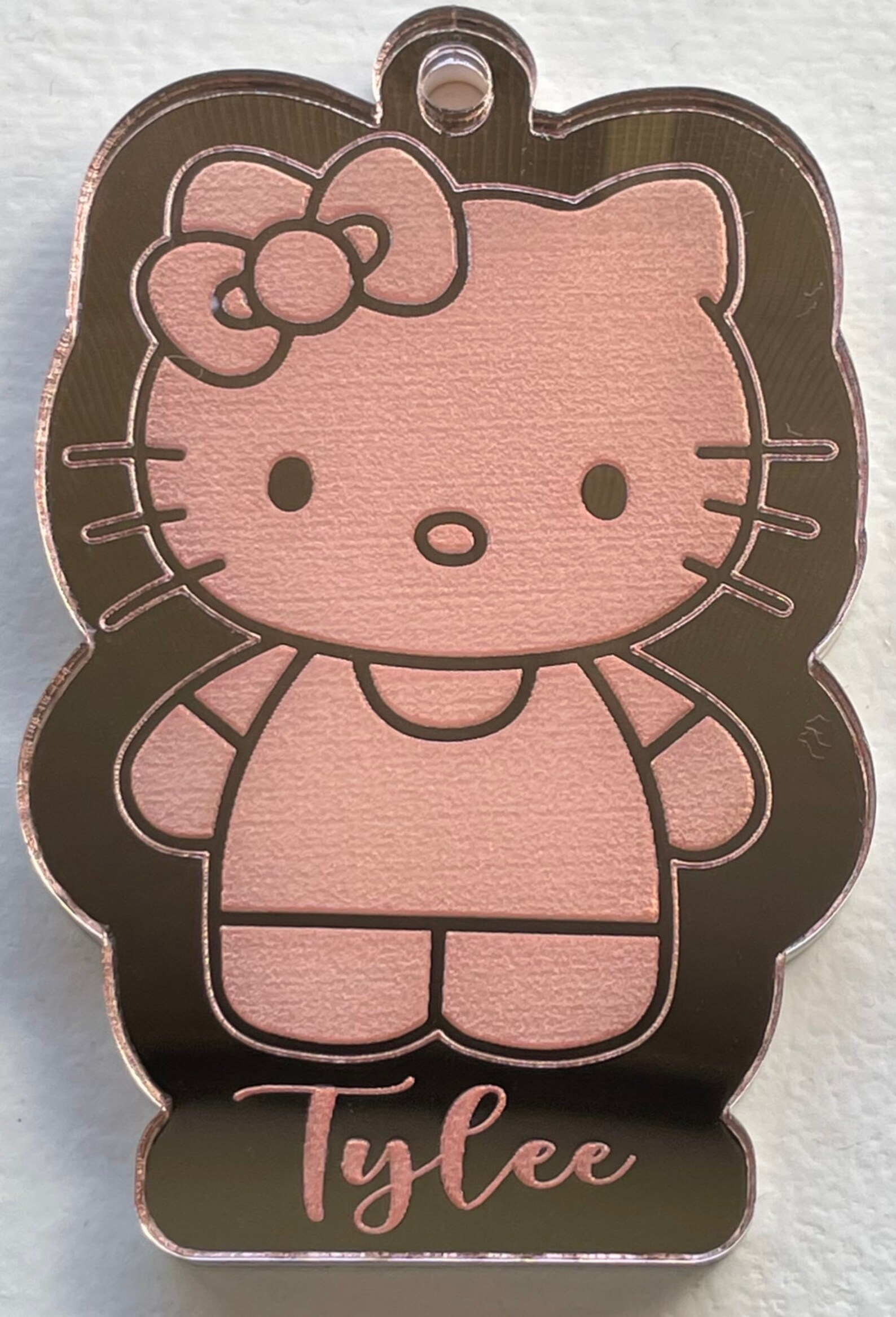 Hello Kitty Keychain with Personalized Name Etsy