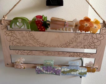 Three Strand Lei Hair Clip Holder