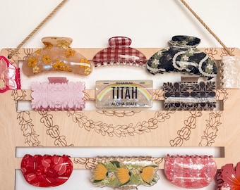 Large Four Row Hair Clip Holder