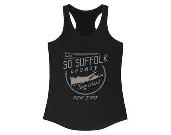 So Suffolk County - Women's Ideal Racerback Tank