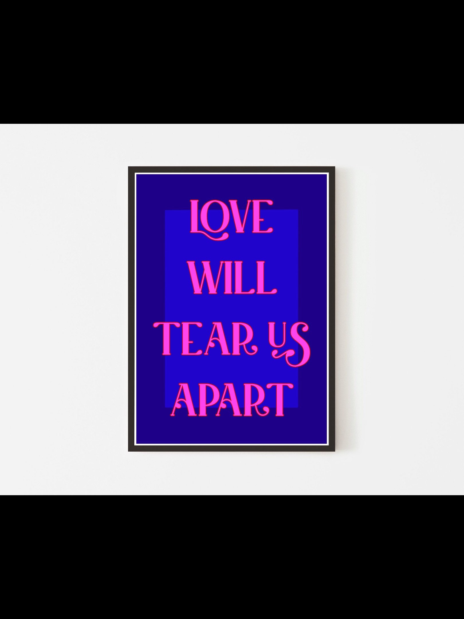 Joy Division Love will tear us apart   Etsy 日本