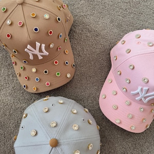 Studded New York Hat - Etsy