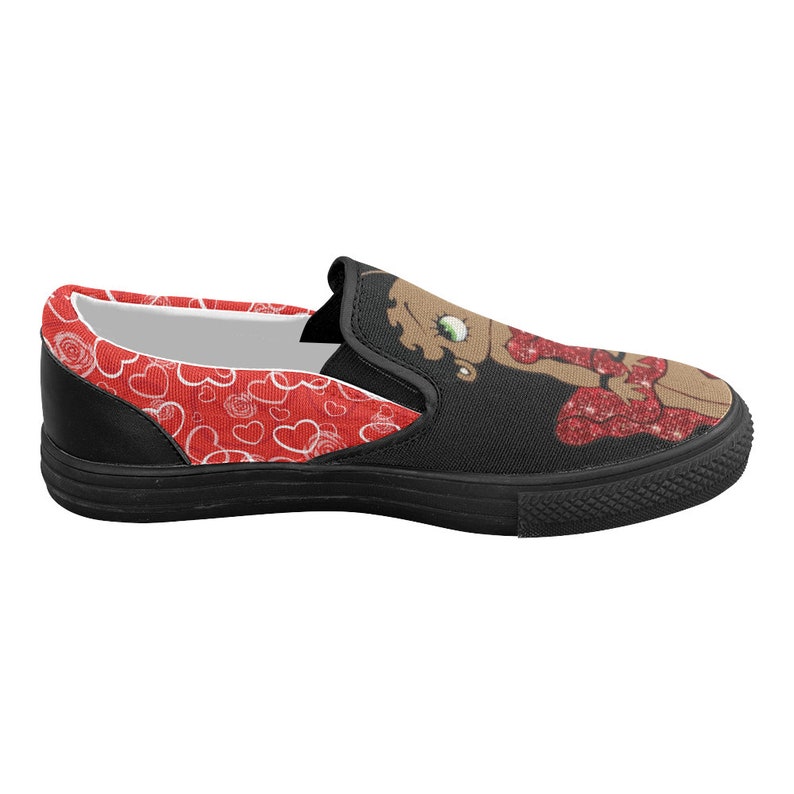 Betty Boop canvas slip on tennis shoe Etsy