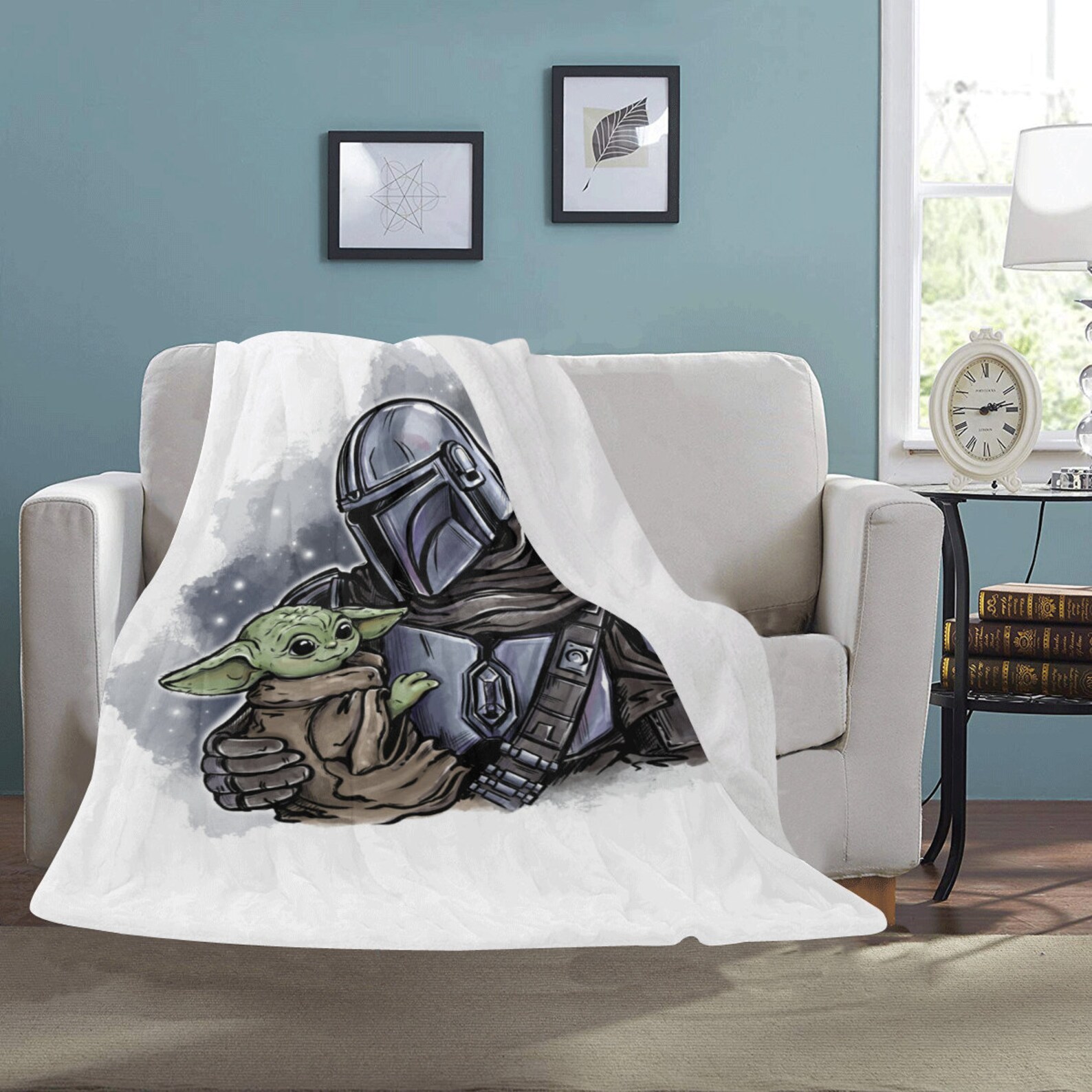 Mandalorian Throw Blanket Etsy