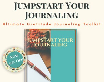 Ensemble pour commencer votre journal de bord : l'ensemble tout ce dont vous avez besoin pour commencer à tenir un journal de gratitude ou pour améliorer votre réflexion