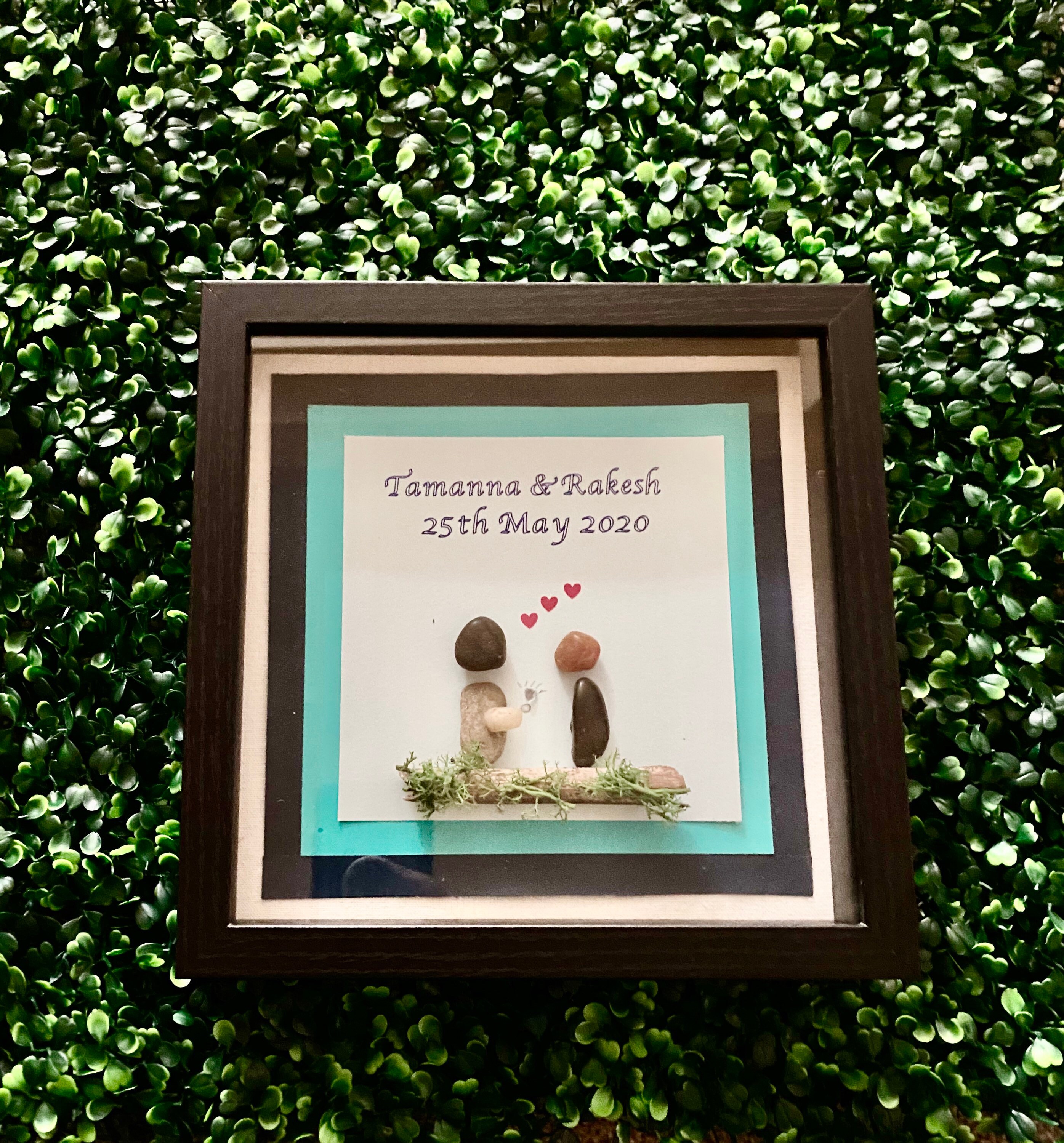 Engagement Shadow Box Etsy