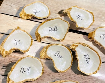 Oyster Shell Place Cards, Wedding Place Cards, Place Cards, Oyster Place Cards, Wedding Favors, Wedding Decor, Wedding Decor