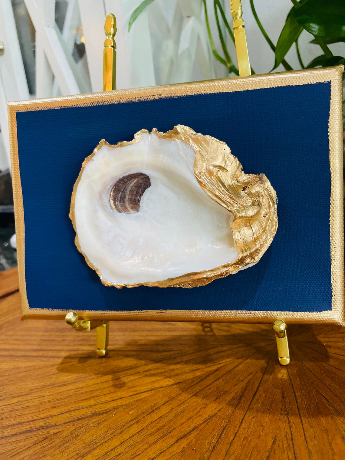 Oyster Art Oyster Shell Art Oyster Canvas Louisiana Oyster Etsy