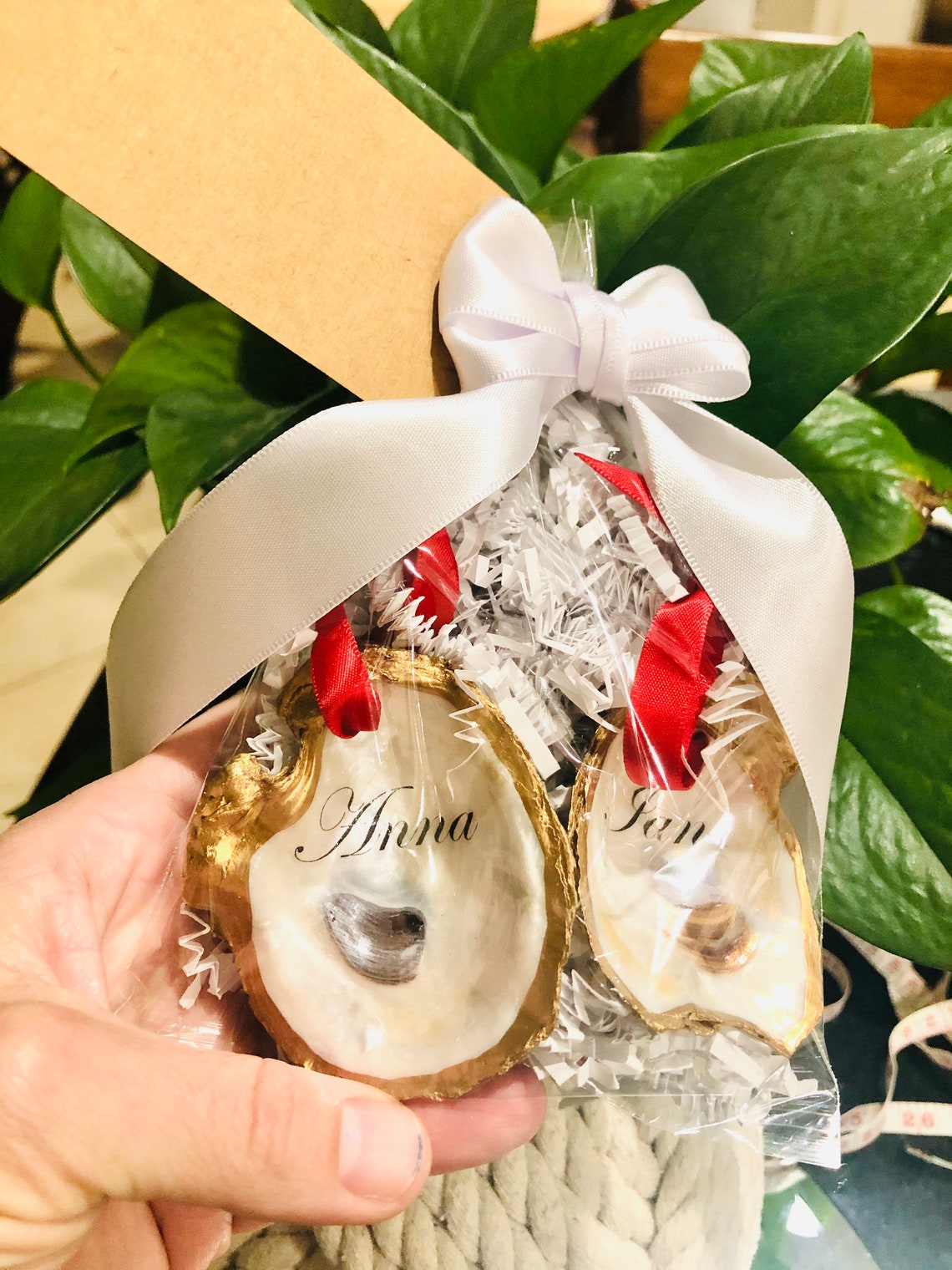 Personalized Gift Tags Oyster Shell Gifts tags Oyster Shell Etsy