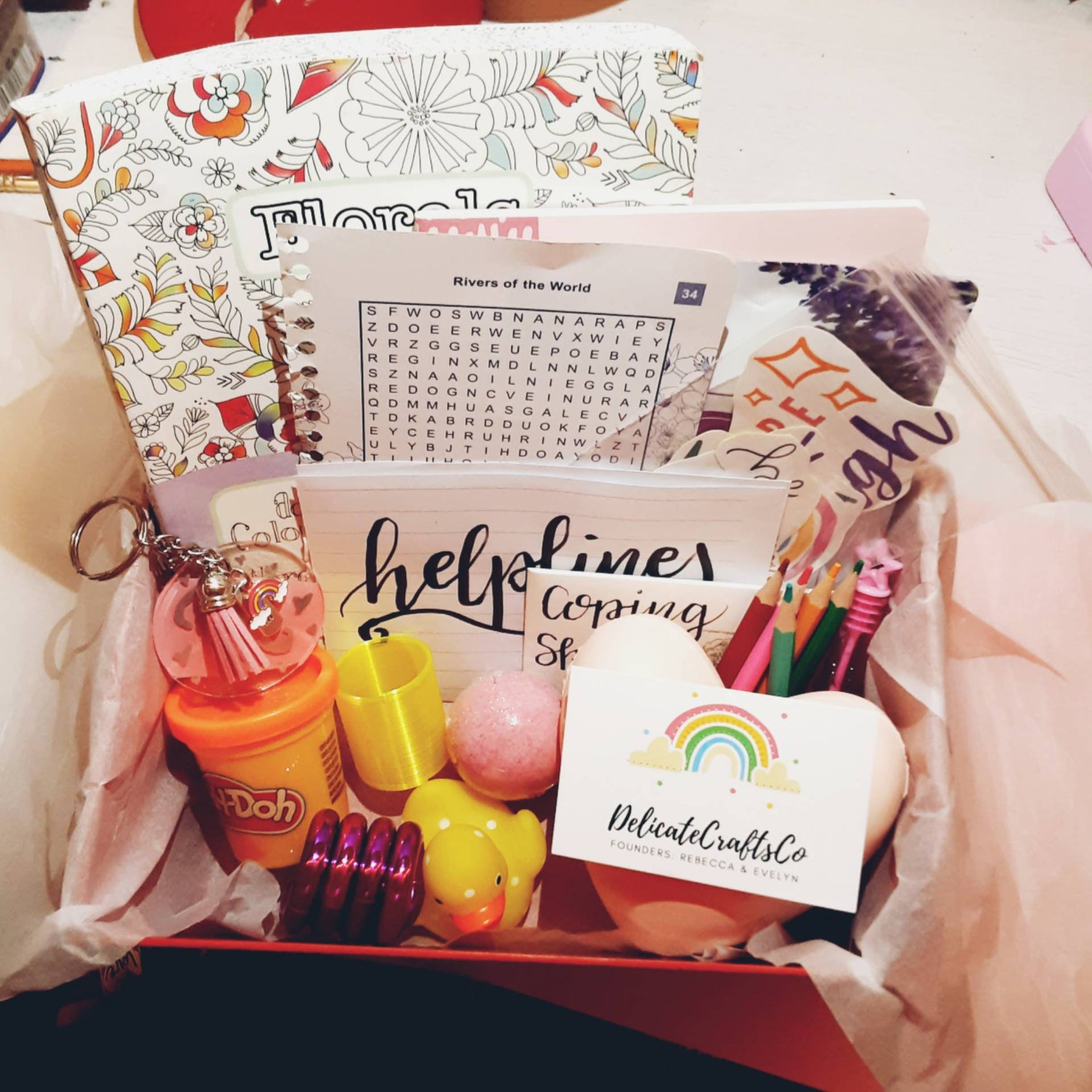 Mental Health Self Care Box Mental Health Awareness Etsy UK
