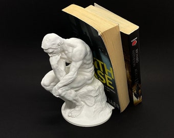 Serre-livres avec la statue du penseur / Imprimé en 3D