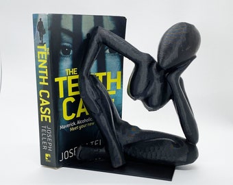 Serre-livres statue africaine moderne / Imprimé en 3D