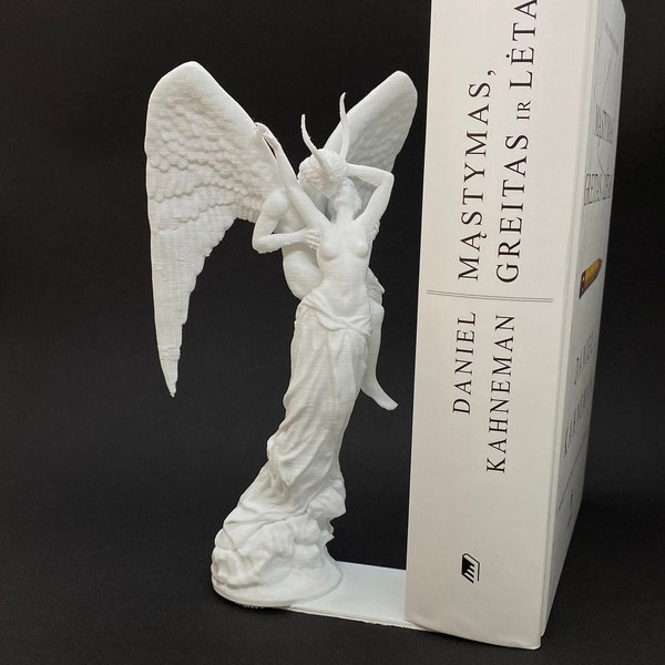 Angel and Devil Kiss Bookend / 3D printed