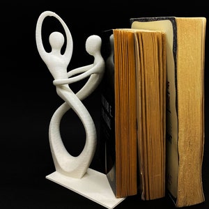 Dancing Couple Statue Bookend / 3D Printed