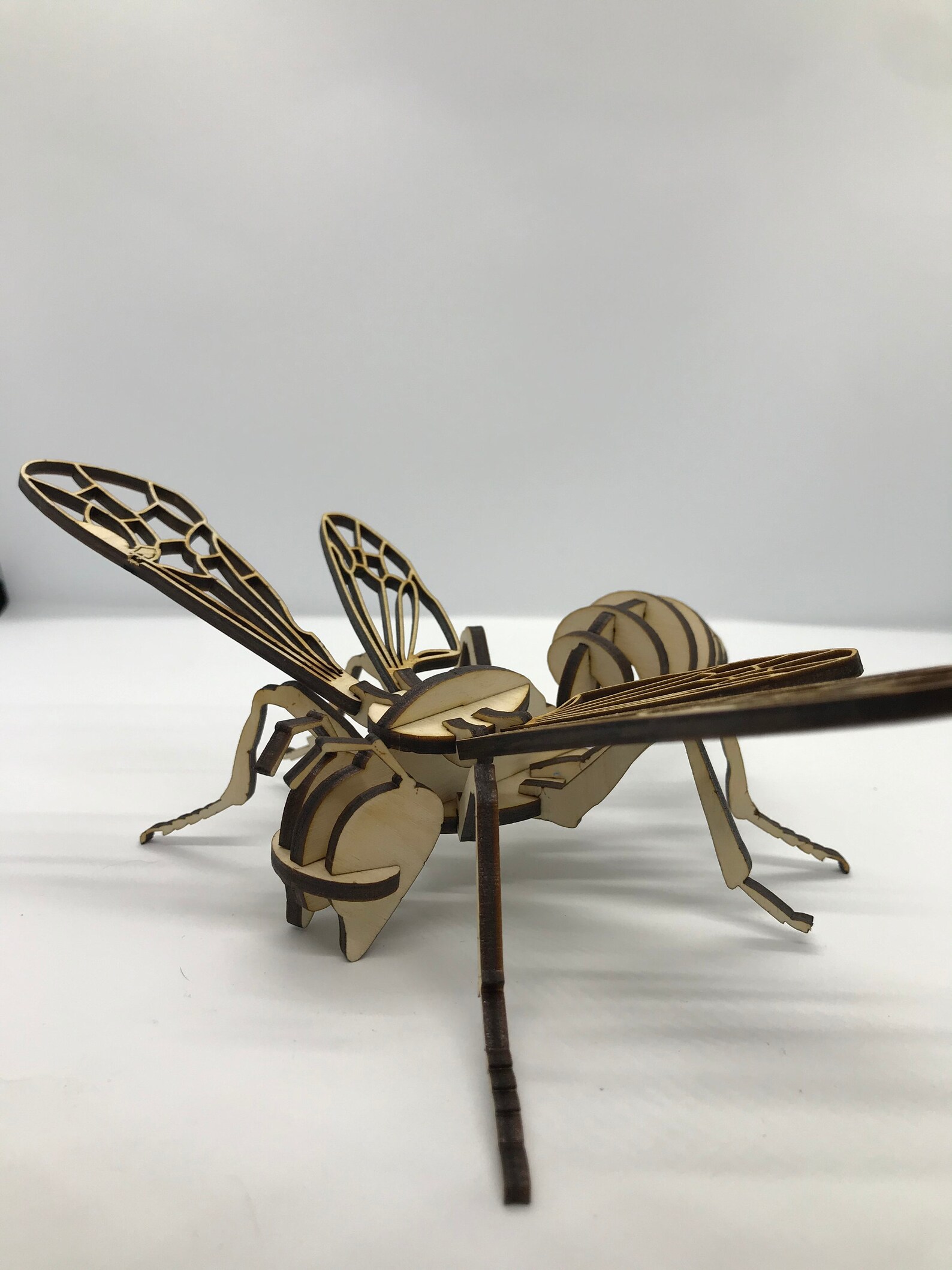 3D Laser Cut Bee Puzzle Etsy