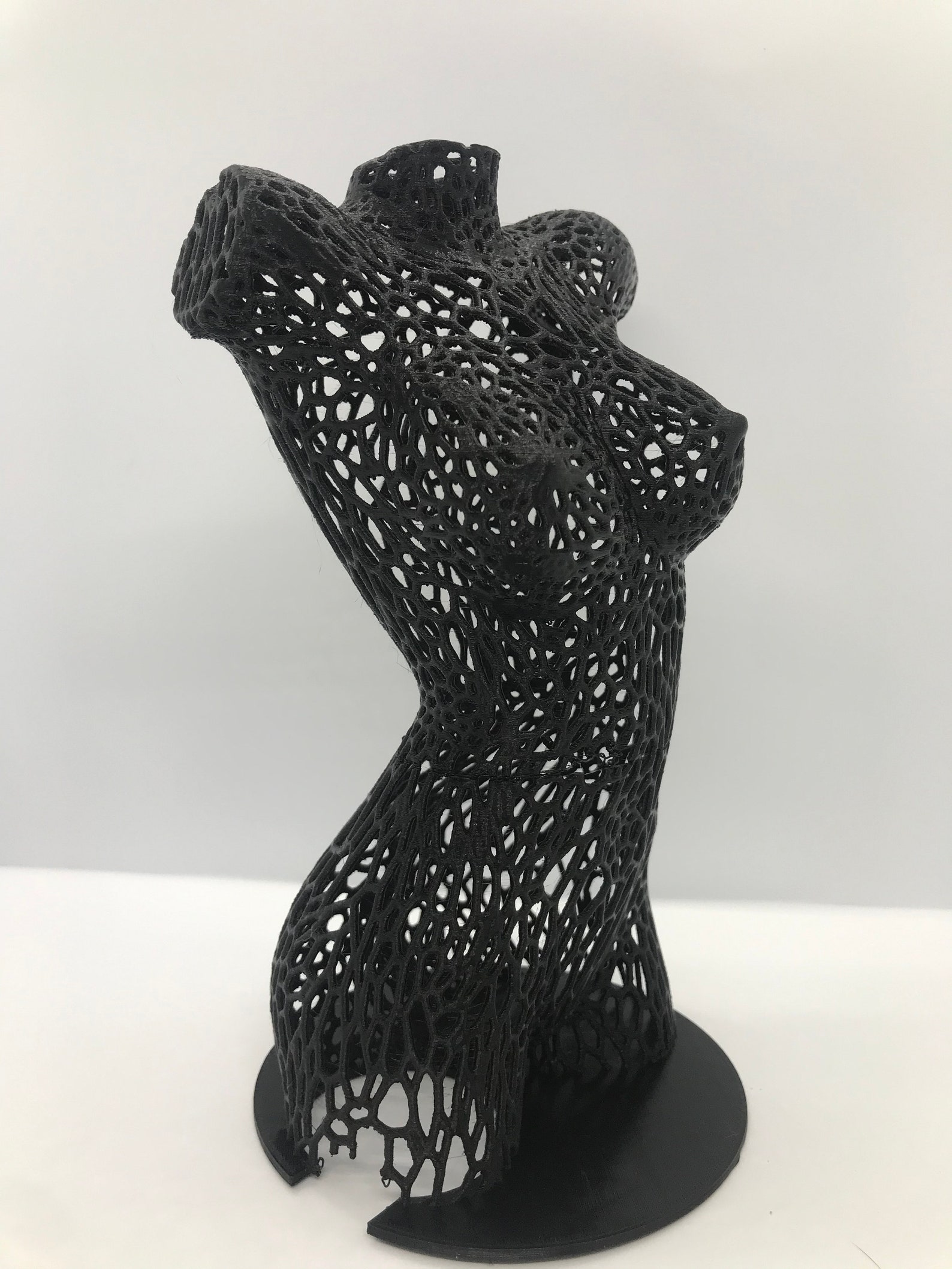 Female Torso Nude Art D Printed Sculpture Etsy Finland