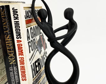 Dancing Couple Statue Bookend / 3D Printed