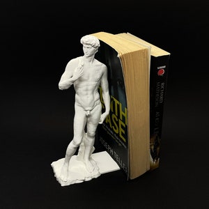 David by Michelangelo Statue Bookend / 3D Printed