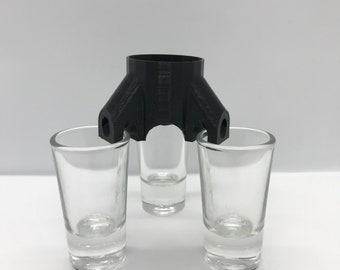 3-way SHOTS dispenser / Party / 3D printed