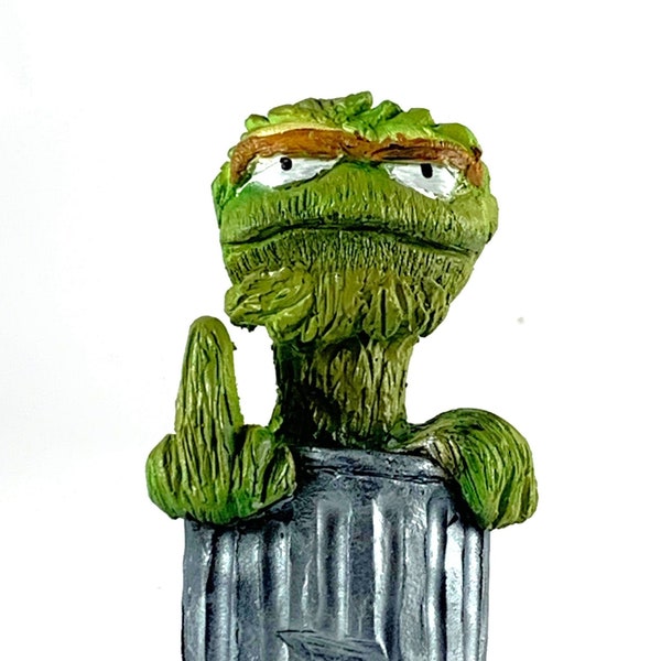 Oscar The Grouch Rude Fridge Magnets Without Text