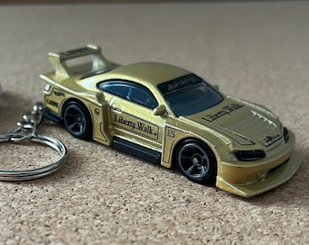 Nissan Silvia Custom Keychain Gold In Color