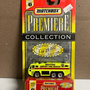 Westfield Westford Airport Fire Truck Matchbox Premiere with Rubber Tires