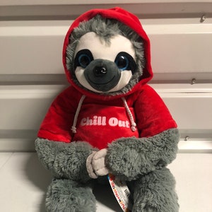 22&quot; Sloth Plush with CHILL OUT Hoodie