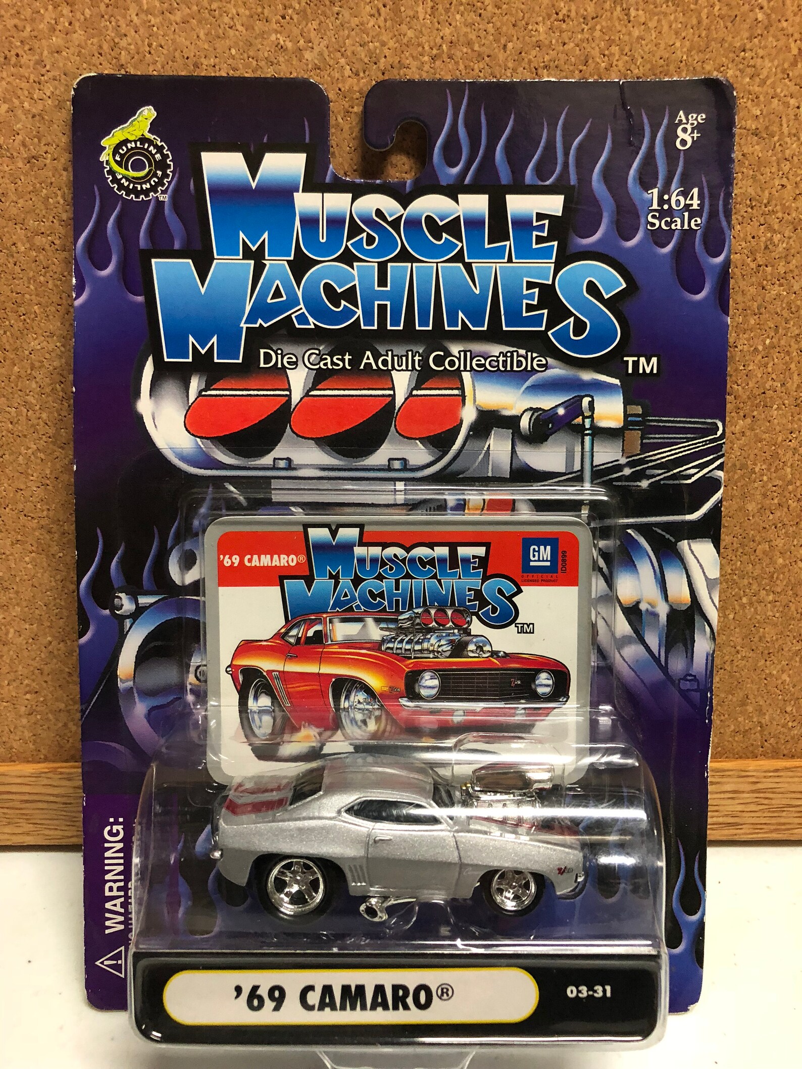 1969 Camaro Muscle Machines Diecast 1/64 Etsy