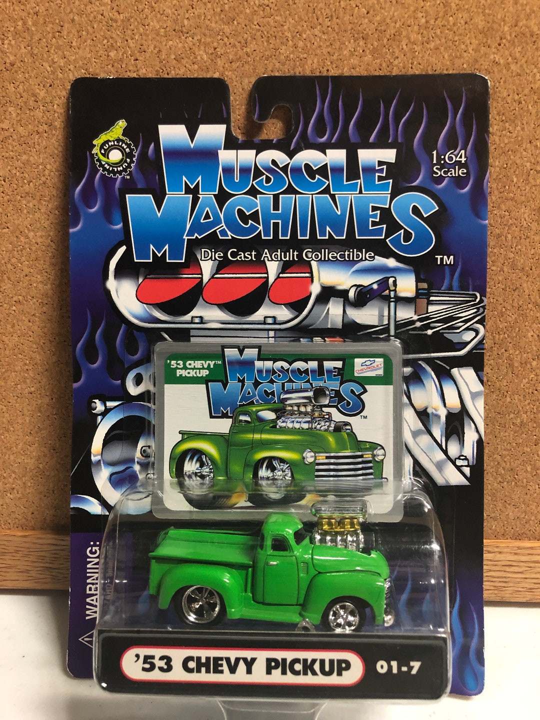 1953 Chevy Pickup Truck 017 Muscle Machines Diecast 1/64 Etsy