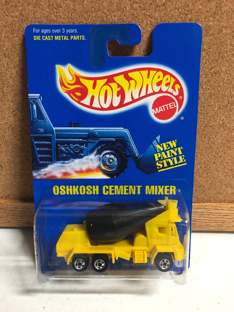 Oshkosh Cement Mixer Vintage Hot Wheels Diecast 1/64 Etsy