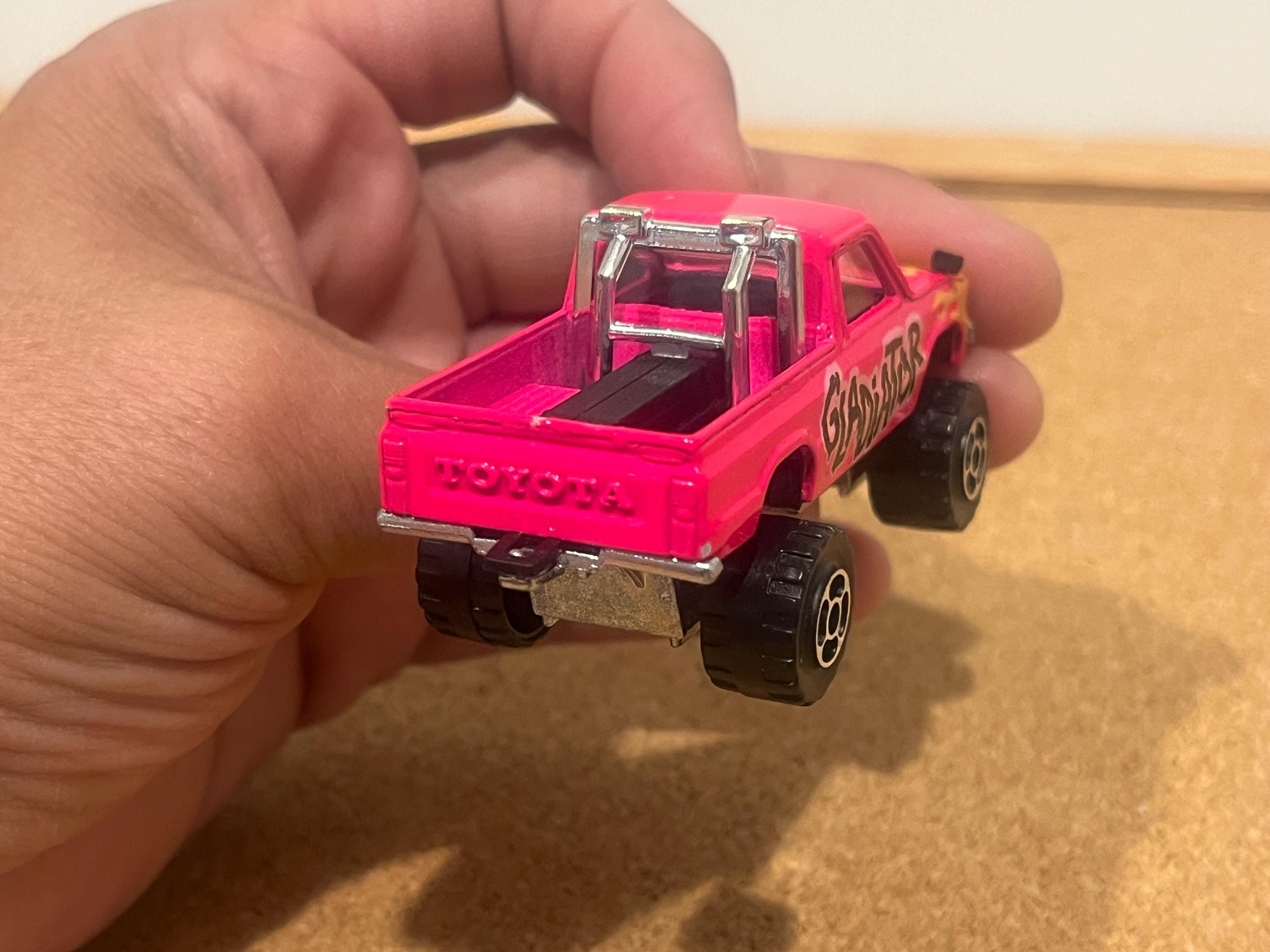 Majorette 4x4 Toyota Pickup Truck Pink With Flames - Etsy