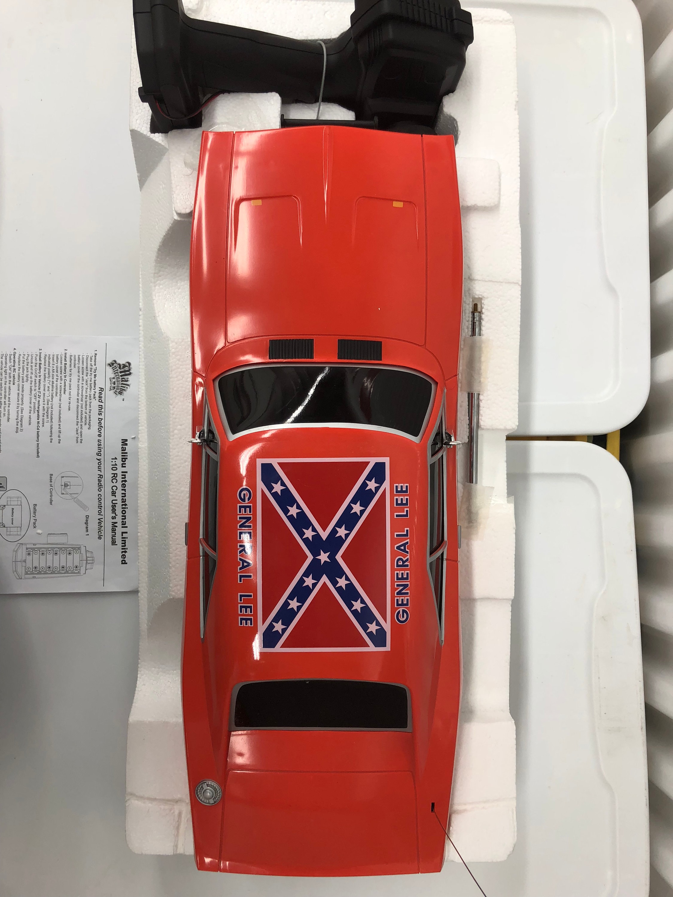 1 10 Scale 1969 Charger General Lee RC Remote Control Car Etsy