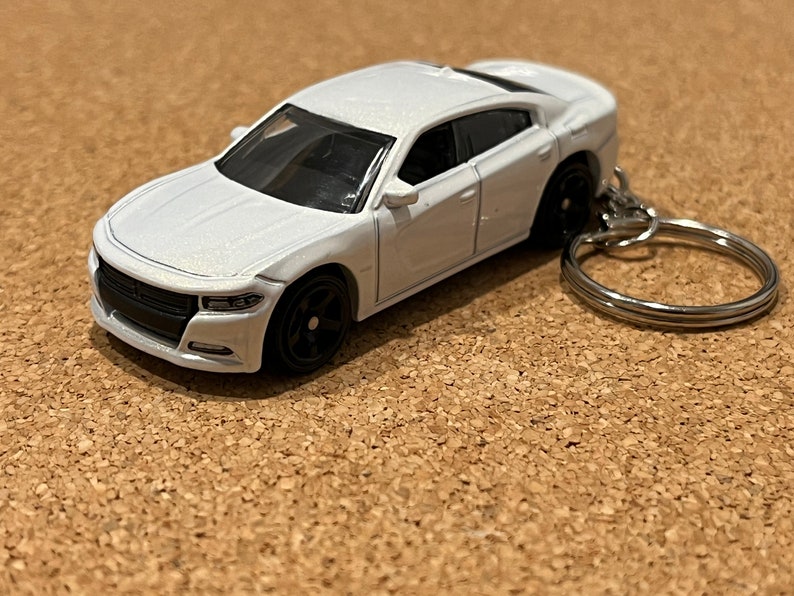 2018 Dodge Charger Keychain White in Color Matchbox - Etsy