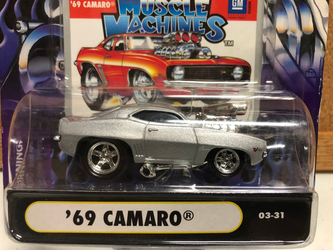 1969 Camaro Muscle Machines Diecast 1/64 Etsy