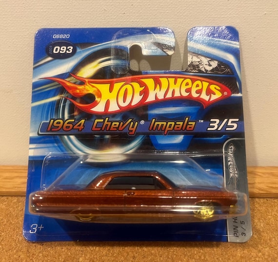 Hot Wheels 1964 Chevy Impala Rare Short Card - Etsy