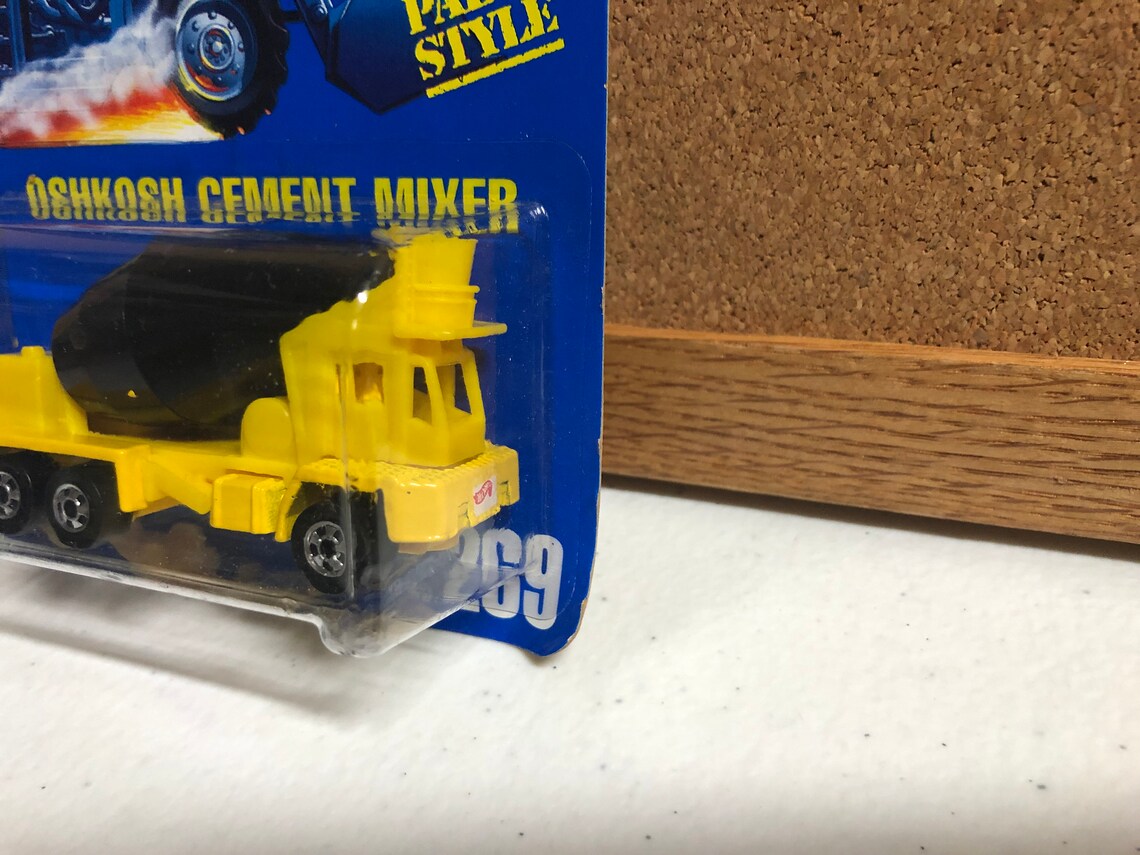 Oshkosh Cement Mixer Vintage Hot Wheels Diecast 1/64 Etsy