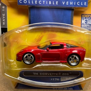 Jada Dub City Corvette Z06 Red 1/64 Scale