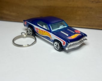 Keychain 1967 Chevy Chevelle SS Keychain Blue in Color