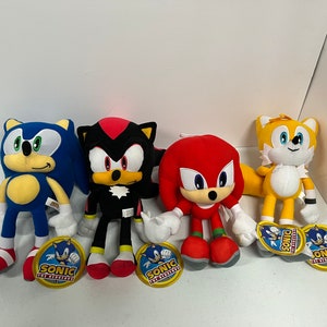 12" Sonic The Hedge Hog Plush - Your Choice From - Sonic / Shadow / Knuckles  / Tails - New with Tags