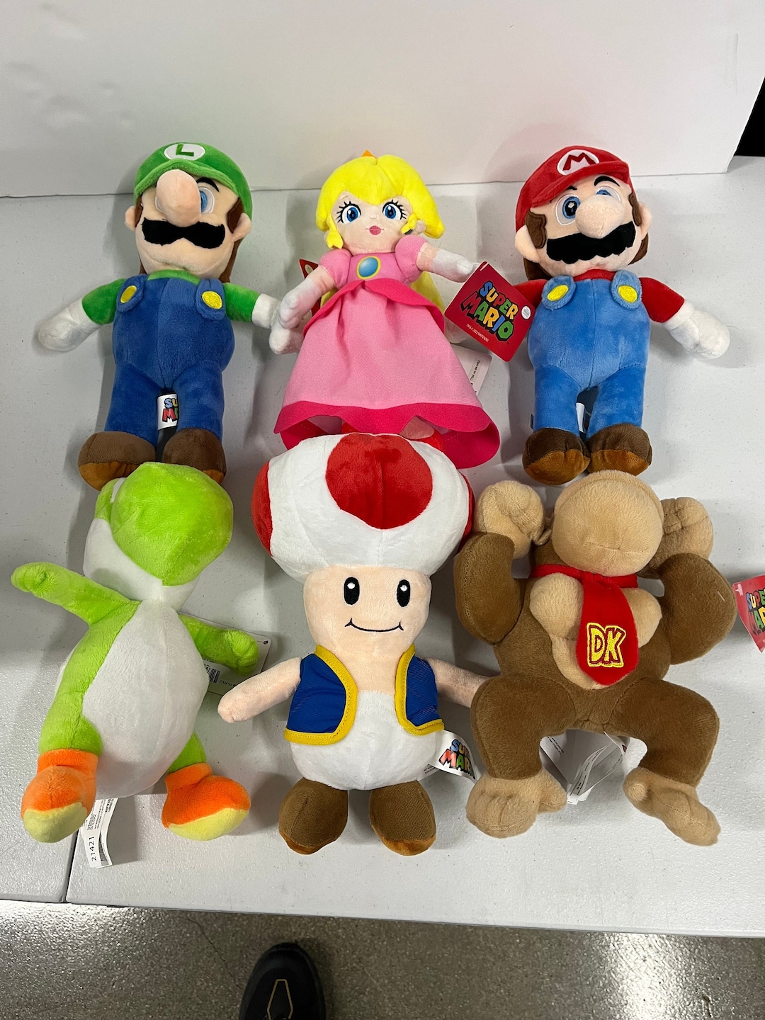 Mario Luigi Yoshi Toad Donkey Kong Princess Peach Etsy