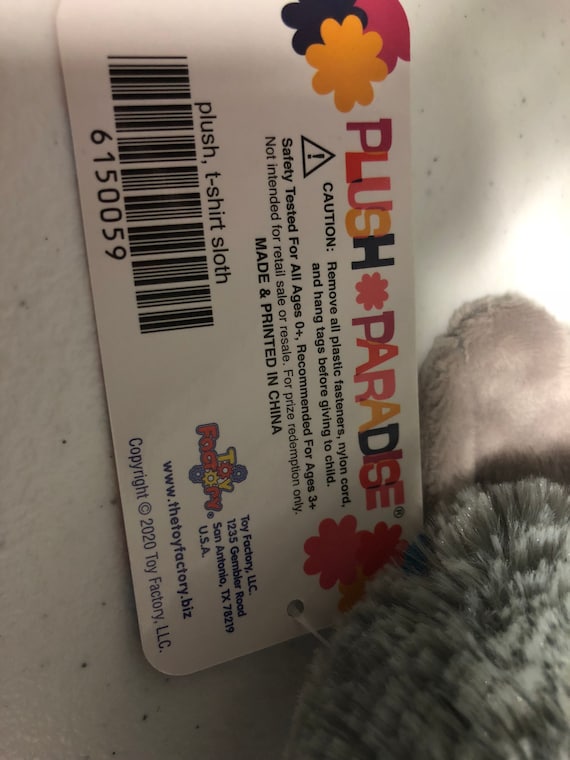 Plush paradise sloth 2025