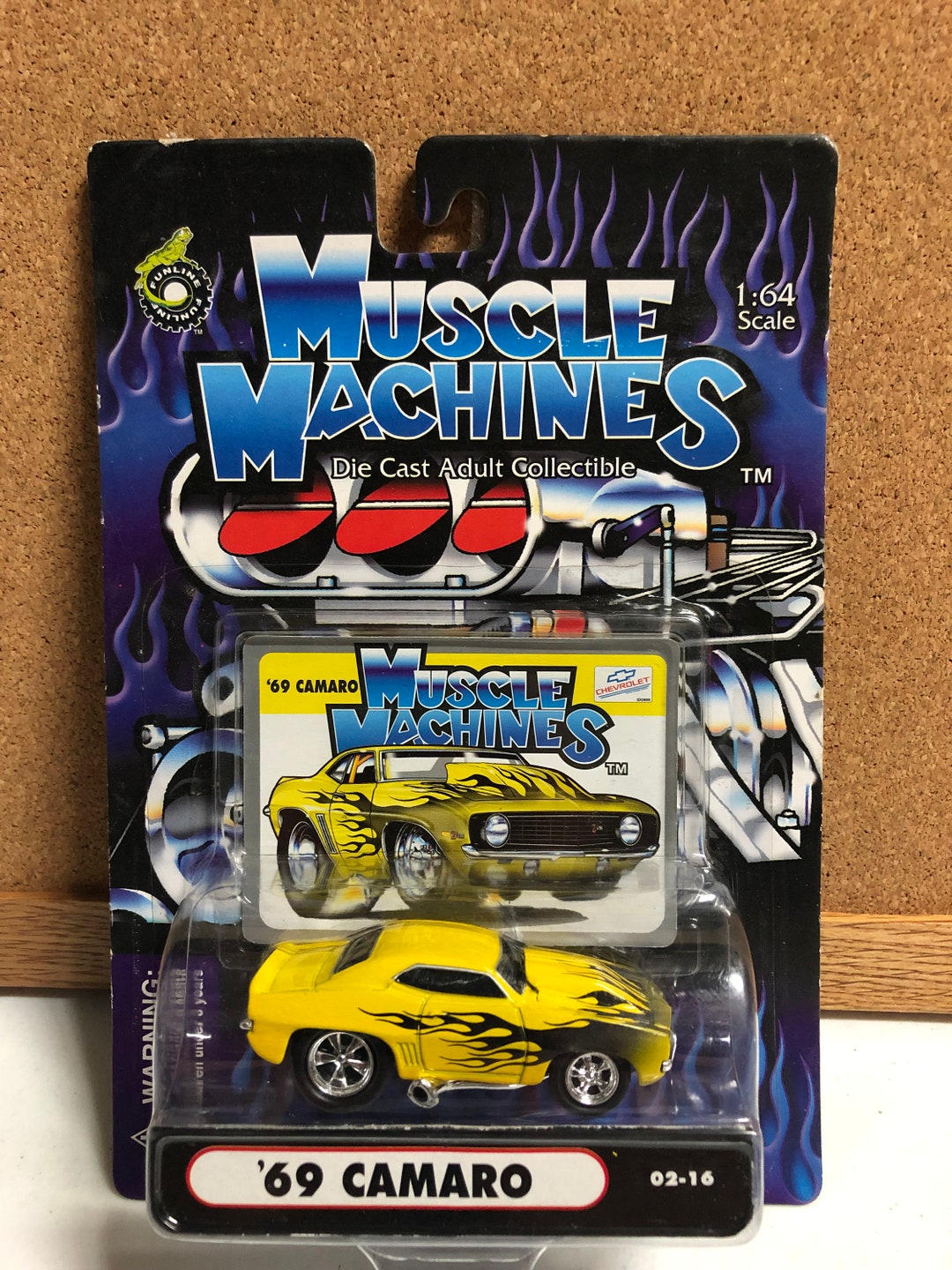 1969 Chevy Camaro 0216 Muscle Machines Diecast 1/64 Etsy