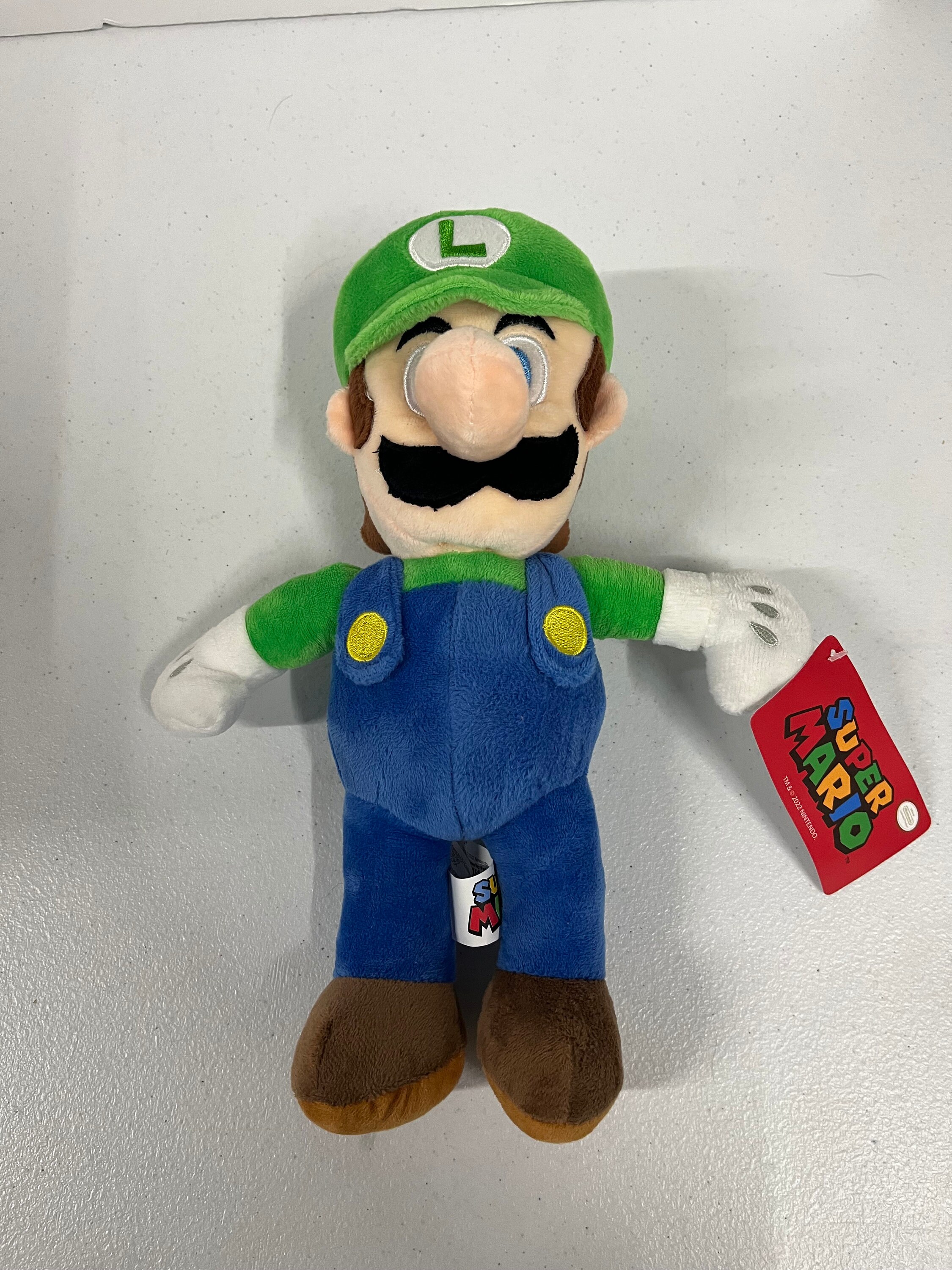 Whitehouse Leisure Peluche Super Mario Bros 22cm - Mario, Luigi, Peach, Yoshi... En Qualité Super Soft (Mario)