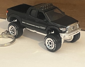 Toyota Tundra Keychain Black in Color