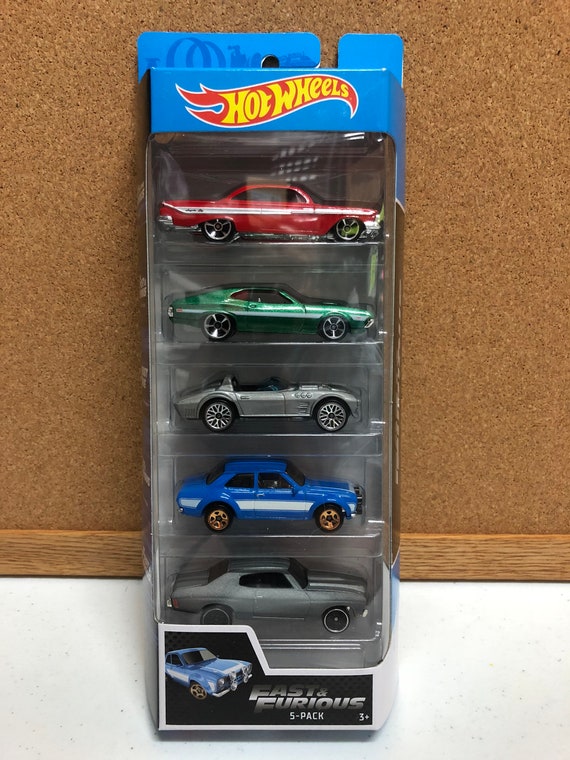Fast & Furious 5 Pack Hot Wheels Diecast 1/64 | Etsy