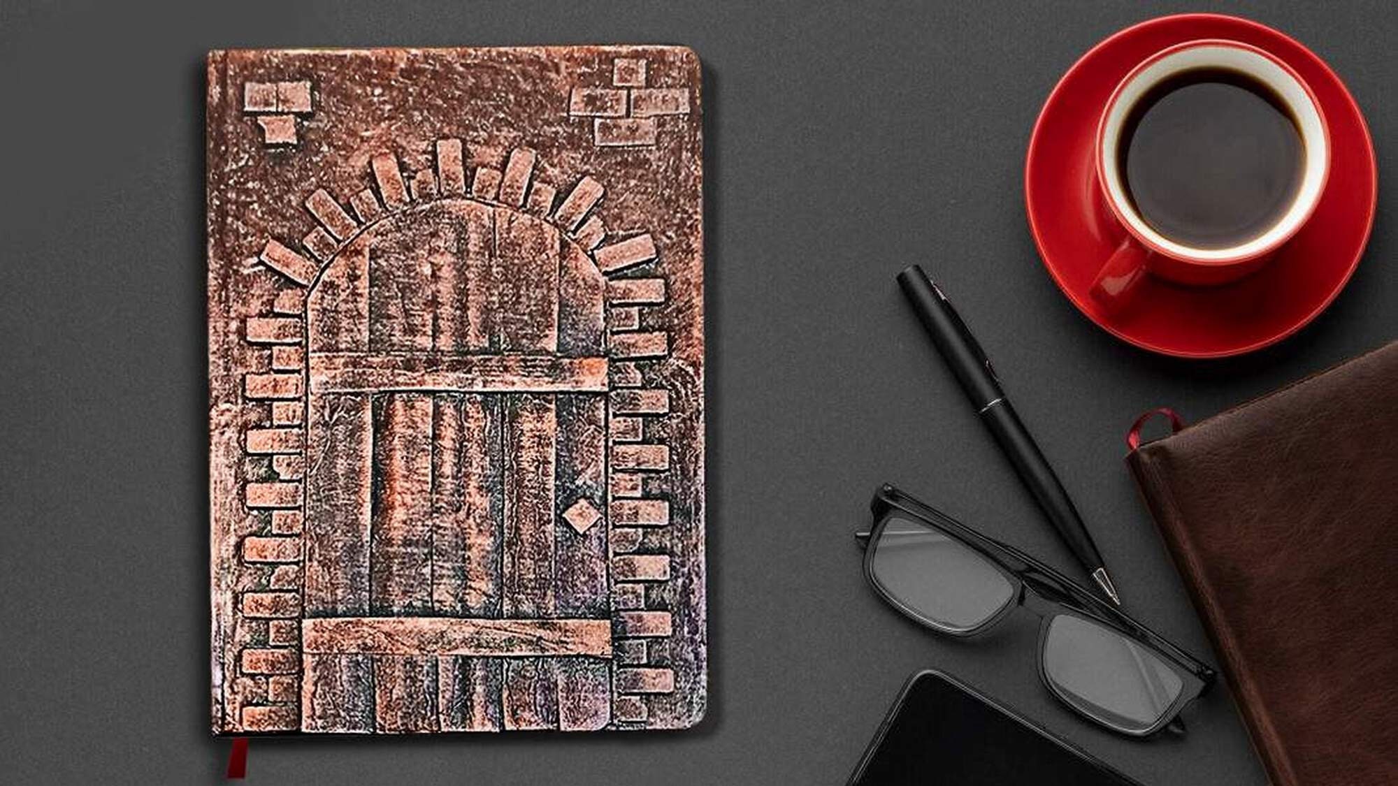 Decorated notebook Egyptian Design Notebook A5 Sized Gold Etsy