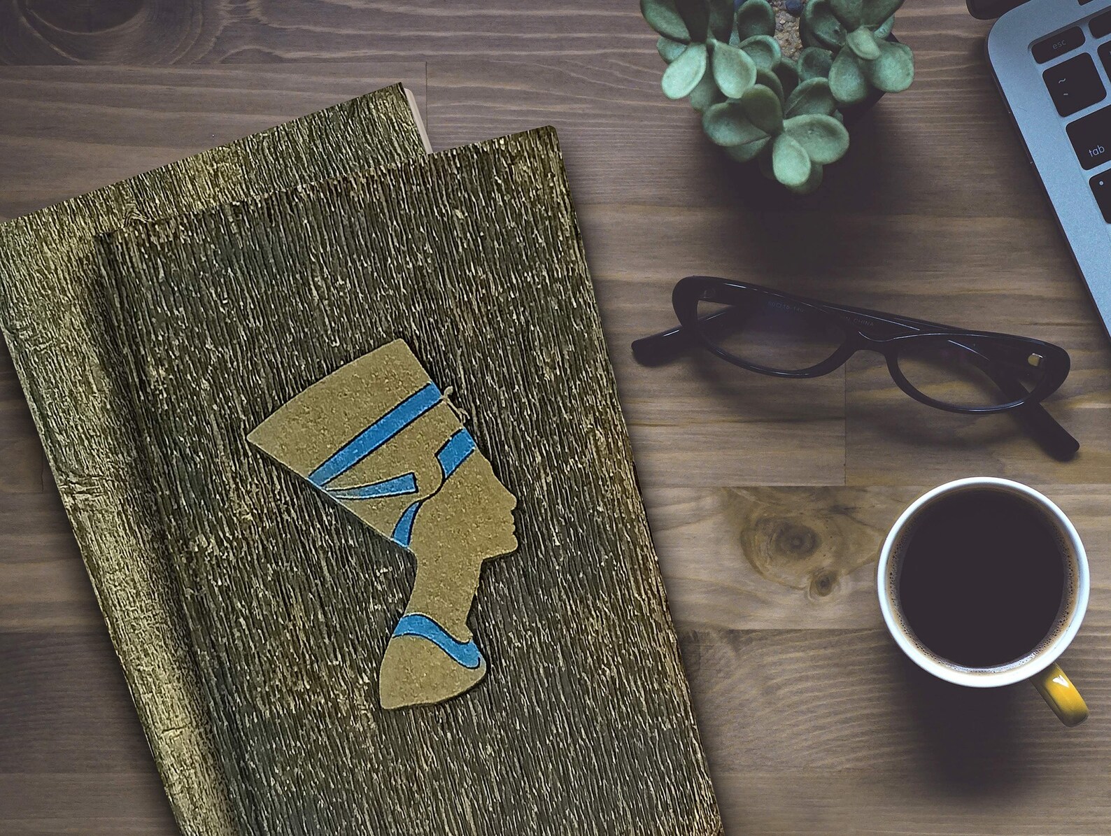 Decorated notebook Egyptian Design Notebook A5 Sized Gold Etsy