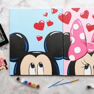 Heart Double Canvas Partner Painting