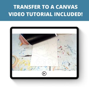 DYI Paint Party Canvas Outline & Painting Video Tutorial Easter Gnome